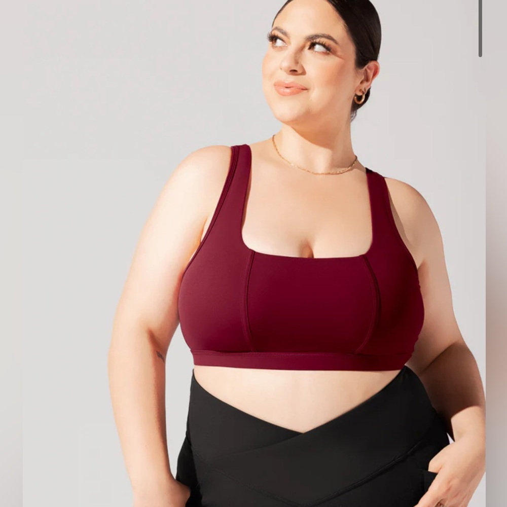 BRAND NEW POPFLEX CORSET BRA - CRIMSON RED - SIZE 1X